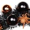 18'' Unlit Orange Spiders and Ornaments Halloween Wreath